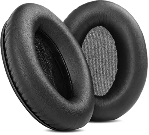 ACCOUTA Professionelle Ersatz-Ohrpolster Kissen Kompatibel mit August EP735 EP765 Active Noise Cancelling Bluetooth Kopfhörer Ohrpolster mit weicherem Proteinleder/Memory-Schaum