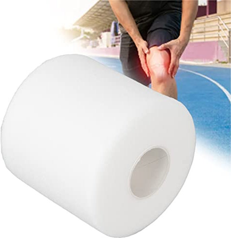 Foam Underwrap Athletic Foam Tape Sports Pre Wrap Athletic Tape Sportband für Knöchel, Handgelenke, Hände, Knie und Haare (Weiss)