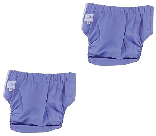 Healeved 2 Stücke Ältere Windeln Für Frauen Männer Patienten Adultdisaper Faser Atmungsaktive Leck Waschbar Windel Serviette Größe