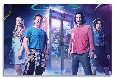 VZRSQZK Filmposter Bill and Teds Songwriting, dekoratives Gemälde, Leinwand-Wandposter und Kunstdruck, modernes Familienschlafzimmer-Dekor-Poster, 50 x 75 cm