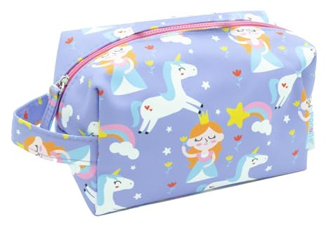 PONETTE - Trousse Infantile, Garçon, Fille, Adolescent, Amusante, Sac de Toilette, Trousse de Voyage, Étui, Marque Espagnole, Violet sombre