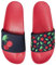 Dedoles Badeschuhe & Hausschuhe viele lustige Designs Bücher Kaffee Katze Party Pizza Dackel Fuchs Panda Delfin Geschenk, Farbe: Verführerische Kirschen, Gr.: 36 EU