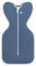 Love To Dream Pucksack Baby, Idealer Stoff für Moderate Temp(20-24°C), Arme Hoch Position, Hüftgesund, Doppelter Reißverschluss, Baby Erstausstattung Neugeborene, Schlafsack Baby, 3,5-6 kg, Denim