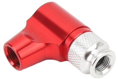 Generic Fahrradreifen-CO2-Adapter, Schnellanschluss-Fahrrad-CO2-Inflator, Tragbar, Einfache Bedienung, Universelles Schnelles Aufpumpen für Rennräder (Rot), Generic68ug2qrg0c-13