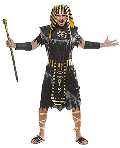EraSpooky Altägyptisches Herrenkostüm Kaiser Pharao Kostüme historisches Kostüm Outfit
