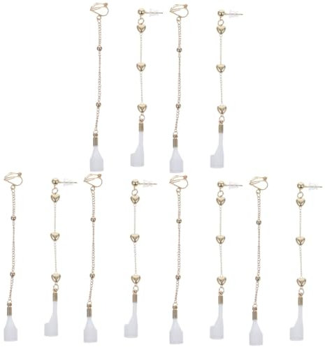 GALPADA 3sets Lost Ear Cuffs Earphone Holder Earphones Ear Hook Earbuds Hanging Chain Earpiece Chain 2pairs*3