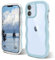 ORDA iPhone 11 Case: Cute Wave Frame Curly Shape, Shockproof Hard PC Cover for Women & Girls, Compatible with iPhone 11 6.1 inchs Blue
