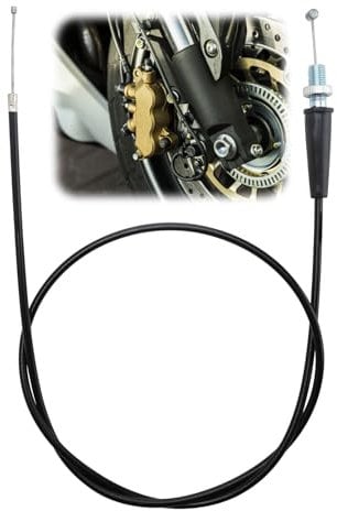 110cm Motorcycle Throttle Cable Replacement Pit Bike Throttle Cable Straight Head Throttle Oil Line Universal Extension Throttle Wire for Pit Dirt Motor Trail Bike Motocross