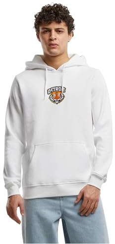 Mister Tee Detroit Tiger Head Hoody White, M