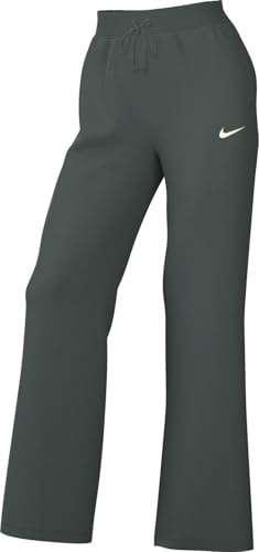 Nike Sportswear Phoenix Fleece Damen-Trainingshose Mit Hohem Taillenbund Und Weitem Bein, Vintage Green/Sail, DQ5615-338, S