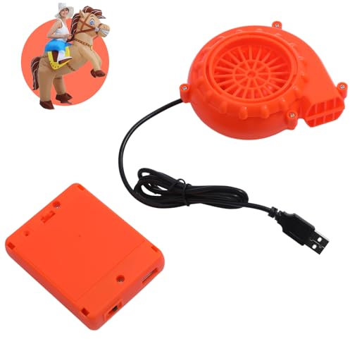 JOYBRO Replacement Fan for Inflatable Costumes, USB Mini Blower Fan, Battery Operated Air Pump Motor for Inflatable Suits, Mascot & Dinosaur Costumes, Mini Fan with Battery Box, DC 6V, 4.8W