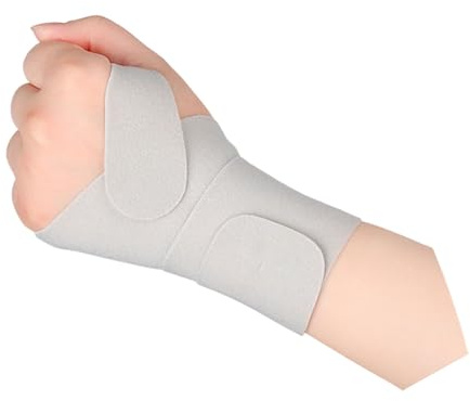 Qsvbeeqj Schweißresistente Handgelenkbandage, rutschfestes Design für Powerlifting und intensives Training, Nylon-Handgelenk für Sporterholung
