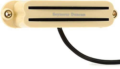 Seymour Duncan SHR-1N-C Humbucker Single Size Hot Rails Strat Pickup für E-Gitarre Weiß