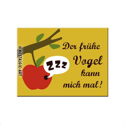 Nostalgic Art Magnet, Kraftmagnet mit Metalloberffläche, Bunt