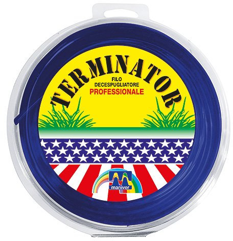 Maniver Filo per decespugliatore professionale tondo, diametro 3 x 60 mt