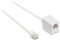 Valueline 5.00 m RJ11 Male to Female Telecom Extension Cable - White