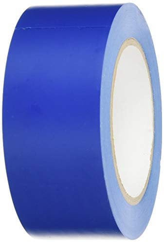 BONUS Eurotech 1BL23.44.0050/033A# PVC Bodenmarkierungsband, Klebstoff auf Kautschuk Basis, weich, Länge 33 m x Breite 50 mm x Dicke 0,17 mm, Blau