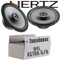 Lautsprecher Boxen Hertz X 165-16,5cm Koax Auto Einbauzubehör - Einbauset passend für Opel Astra G,H - justSOUND