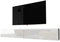 Selsey Kane – TV-Lowboard hängend/stehend 180 cm (Weiß Matt/Weiß Hochglanz mit LED)
