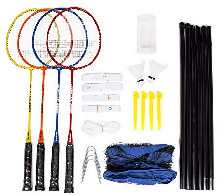 Babolat Badminton Leisure Kit X4 trainingspack, Mehrfarbig (Mehrfarbig), Einheitsgröße