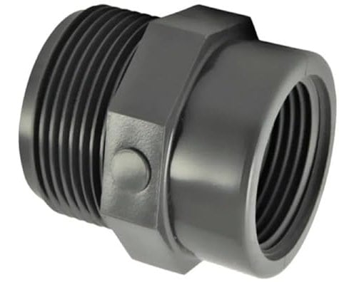 Codital Réduction PVC Pression à Visser MF 2-1 1/4 de Raccord PVC Pression