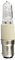 NCC-Licht Halogen Leuchtmittel Röhre B15d klar warmweiß dimmbar (60 Watt - T13x70mm)