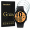 iVoler 4 Pezzi Pellicola Protettiva in Vetro Temperato per Samsung Galaxy Watch 7/6 / 5/4 44mm / Garmin Fenix 8 47mm AMOLED/Fenix 7X PRO/Fenix 7X 51mm / Forerunner 955