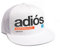 DEPARTED Herren Mesh Trucker Hat mit Print/Aufdruck - Snapback Cap - No. 71, White