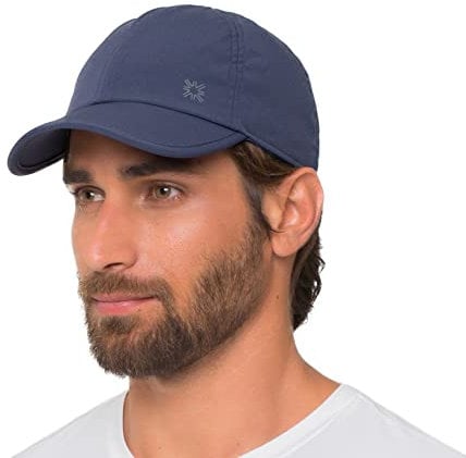 UV.LINE Herren & Damen UV PRO Cap - Sonnenschutz Hüte für Outdoor-Sportarten - Maximaler Schutz mit permanentem LSF 50+, Marineblau, Einheitsgr��e