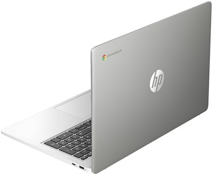 HP Chromebook 15a-na0001sl, Intel Celeron N4500, 8GB RAM LPDDR4, eMMC da 128GB, Display da 15,6 HD SVA, Antiriflesso, Scheda grafica Intel UHD 600, Wi-Fi, Webcam HD, ChromeOS, Argento