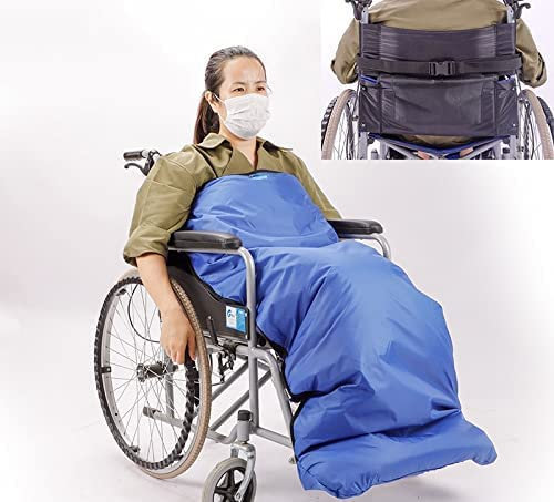 LMEIL Rollstuhl-Warmdecke, Fleece-gefütterter Beinwärmer, Rollstuhl-Blockierung, warme Decke, Winddicht, wasserdicht, für zu Hause, draußen