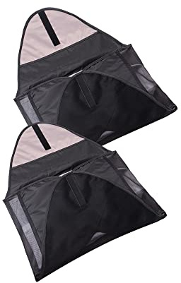 Shonpy 2pcs Garment Packing Folder For Travel Clothes Organizer Travel Garment Bag Luggage Accessory Black