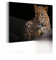 MuchoWow Glasbild Glasfoto Wandbild Bilder Deko 30x20 cm Wildtiere - Panther - Porträt - Schwarz - Tiere