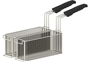 Casselin CL2PF10 Juego de 2 cestas de 4,5 l para freidora de 10 litros, Acero Inoxidable