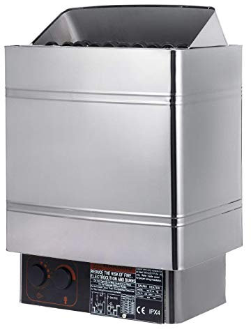 Poêle À Sauna Électrique 8Kw avec Contrôleur Externe Humide Et Sec 380V-400V Maison Salle De Sauna Bain Douche Spa Chauffage Zone De Travail 8-12M3 Salle De Sauna Portable