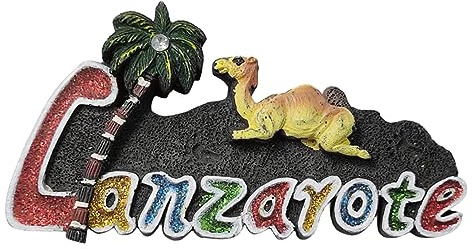 Lanzarote Canary Islands Spain Refrigerator Magnet 3D Travel Souvenir Fridge Decoration Magnetic Sticker Craft Collection
