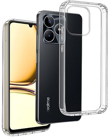 Coque pour Oppo REALME C53 4G - REALME NARZO N53 4G - REALME Note 50 4G - REALME C51 4G, TPU Transparent en Silicone, Ultra Fine 0.33mm