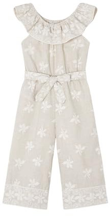 Mayoral Jumpsuit Palmen für Mädchen Leinen mel 9 Jahre (134cm)