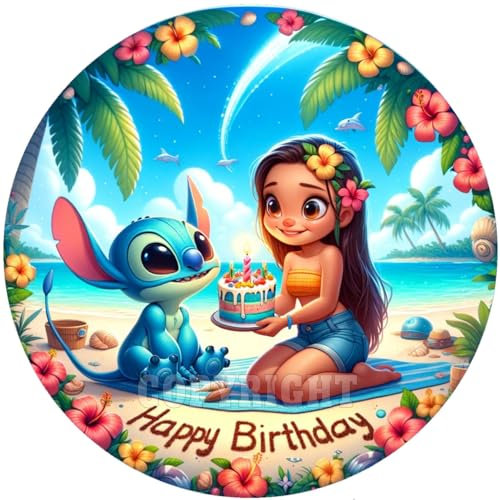 Fondant Tortenaufleger Tortenbild Geburtstag kompatibel mit LIL K 109