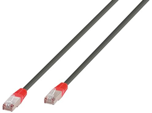 VIVANCO CAT 6 Netzwerkkabel, F/UTP, 2m, Für die Verbindung zwischen PC und Router/Switch. Geeignet für Gigabit-Netzwerke RJ45 Stecker <-> RJ45 Stecker