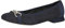 CAPRICE Damen Ballerinas Bast Elegant, Blau (Ocean Comb), 41 EU