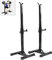 Mecmoc Barbell Rack Squat Stand Adjustable Bench Press Rack Adjustable Squat Rack Stands for Barbell Solid Steel Multifunction Sturdy Durable Heavy Duty