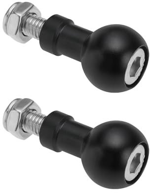 EMSea 2 Pezzi 17mm Supporto A Sfera In Alluminio M6 Adattatore A Vite Supporto Di Espansione Per Treppiede Per Fotocamera Supporto Per Impugnatura Selfie Convertitore