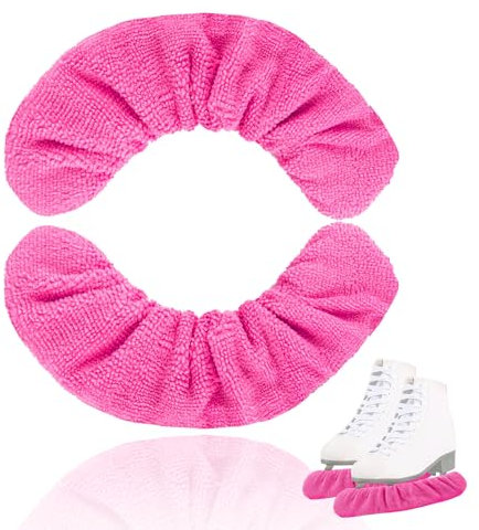 iwiio 1 Pair Ice Skate Blade Covers, Ice Skate Guards, Skate Guards for Ice Skates, Hockey Skate Blade Protector Guards, Winter Soakers Ice Skating Accessories for Men Women Boys Girls