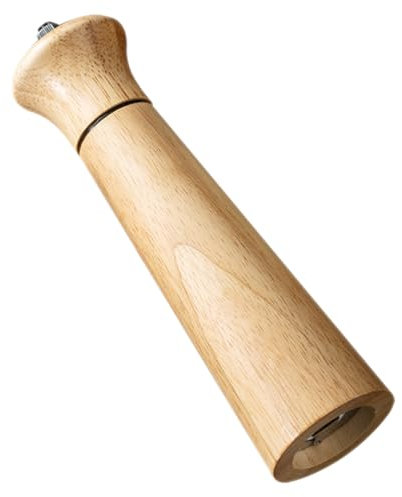 CONGARTENO Manuelle Pfeffermühle aus Holz Nachfüllbarer Pfefferzerkleinerer Einstellbare Grobheit Multifunktionale Salz und Pfeffermühle für Küche Robuste und Langlebige Konstruktion