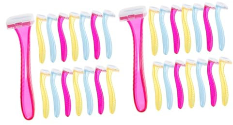 Beaupretty 2 Sätze Rasierpinsel Mikro Elektrorasierer Körperhaarschneider Männer Frauen Haarschneider Dame Augenbrauentrimmer Flick Skin Bikinizone Rasierer Privates 15 Stück * 2