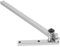Bieger Biegemaschine für Eisenstangen, Kohlenstoffstahl Biegegerät Manuelle Biegevorrichtung Handbieger Angle Flexion 0-180, DIY Eisen Kreative Handwerkzeuge Maximaler Biegsamer Durchmesser 8 mm
