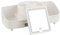 Makeup Box with Lighted Mirror | Cosmetic Storage for Desktop - Travel LED Makeup Mirror Case with 3 Adjustable Color Light Settings