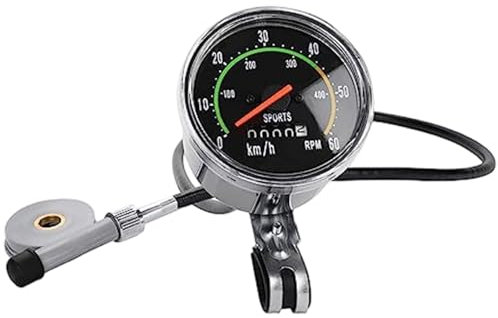 Csafyrt Fahrrad -Kilometerzähler und Tachometer KM/H RMP wasserdichtes Mini -Fahrrad -Tachometer Old School Style -Kabelfahrcomputer für Fahrräder mit 26 27,5 28 29 Zoll Rädern