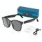 HY-C8 AI smart translator wireless Bluetooth glasses headset 75 languages ​​real-time conference simultaneous interpreter(unisex) (Blue [ HY-G13] AI sunglasses)